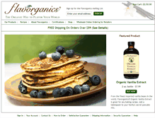 Tablet Screenshot of flavorganics.com